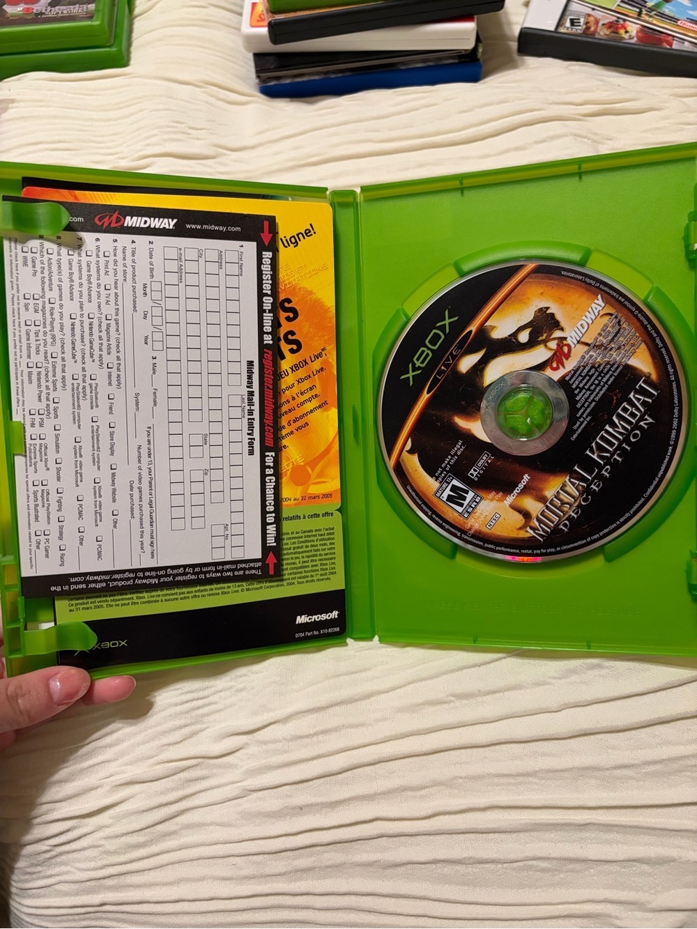 Mortal Kombat Deception Xbox Complete - Picture 2 of 2
